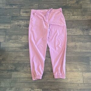 Albion Fit Pink Jogger Pants, size L